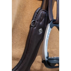 LeMieux Gel-Tek Anatomic Jumping Girth  - Brown in Brown