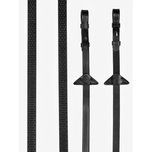 LeMieux Soft Rubber Reins  - Black in Black