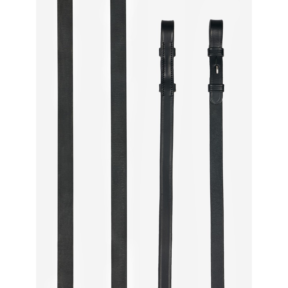 LeMieux Kris Extreme Rubber Reins - Black