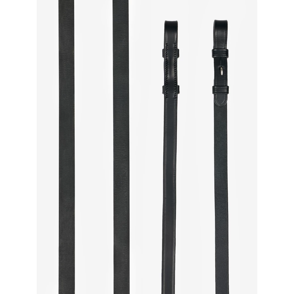 LeMieux Kris Extreme Rubber Reins  - Black in Black