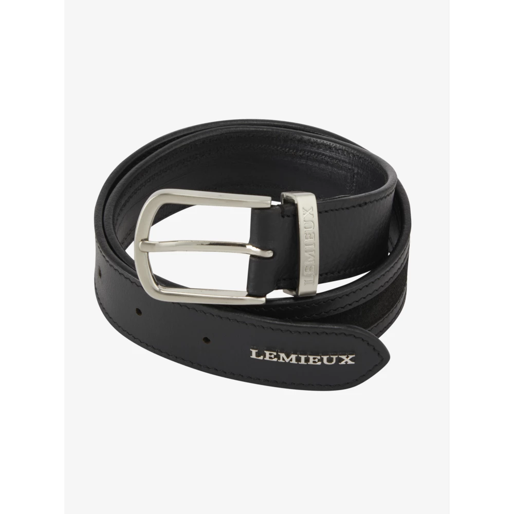 LeMieux Suede Insert Belt  - Black in Black