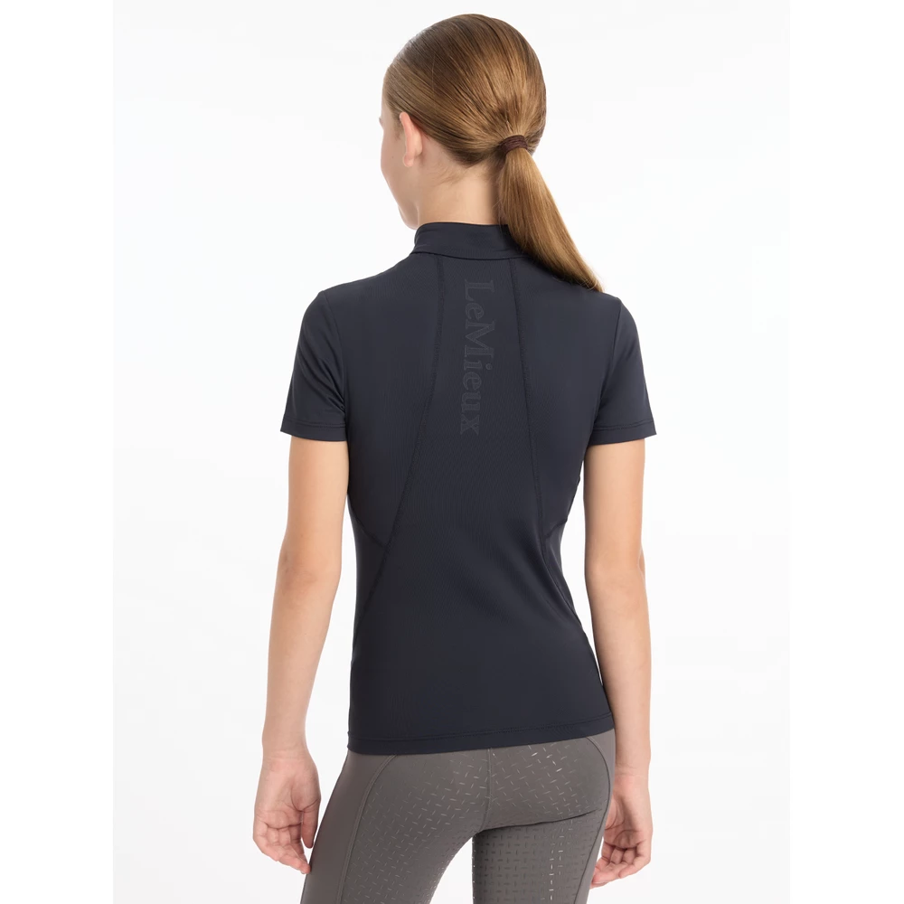 LeMieux Young Rider Short Sleeve Base Layer  - Indigo in Indigo