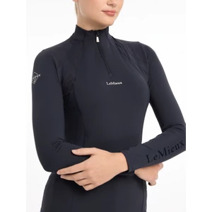 LeMieux Mia Mesh Long Sleeve Base Layer  - Navy 