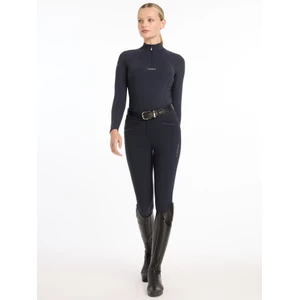 LeMieux Mia Mesh Long Sleeve Base Layer  - Navy in Navy