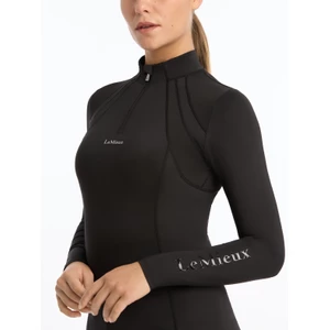 LeMieux Mia Mesh Long Sleeve Base Layer  - Black 