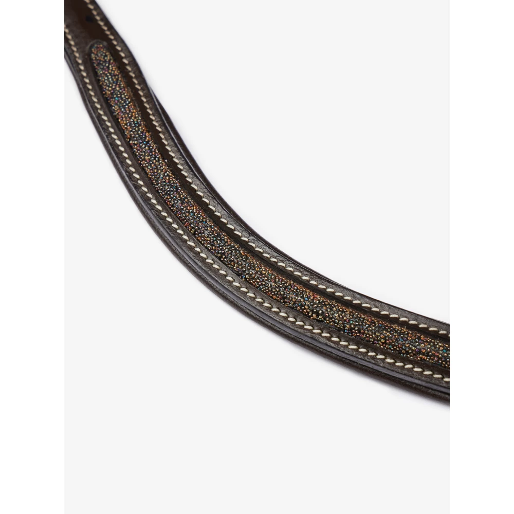 LeMieux Hobby Horse Crystal Browband  - Brown in Brown