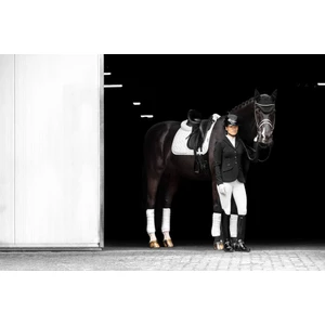 LeMieux Crystal Suede Dressage Square  - White 