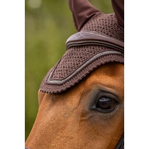 LeMieux Crystal Fly Hood  - Brown in Brown