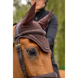 LeMieux Crystal Fly Hood  - Brown in Brown