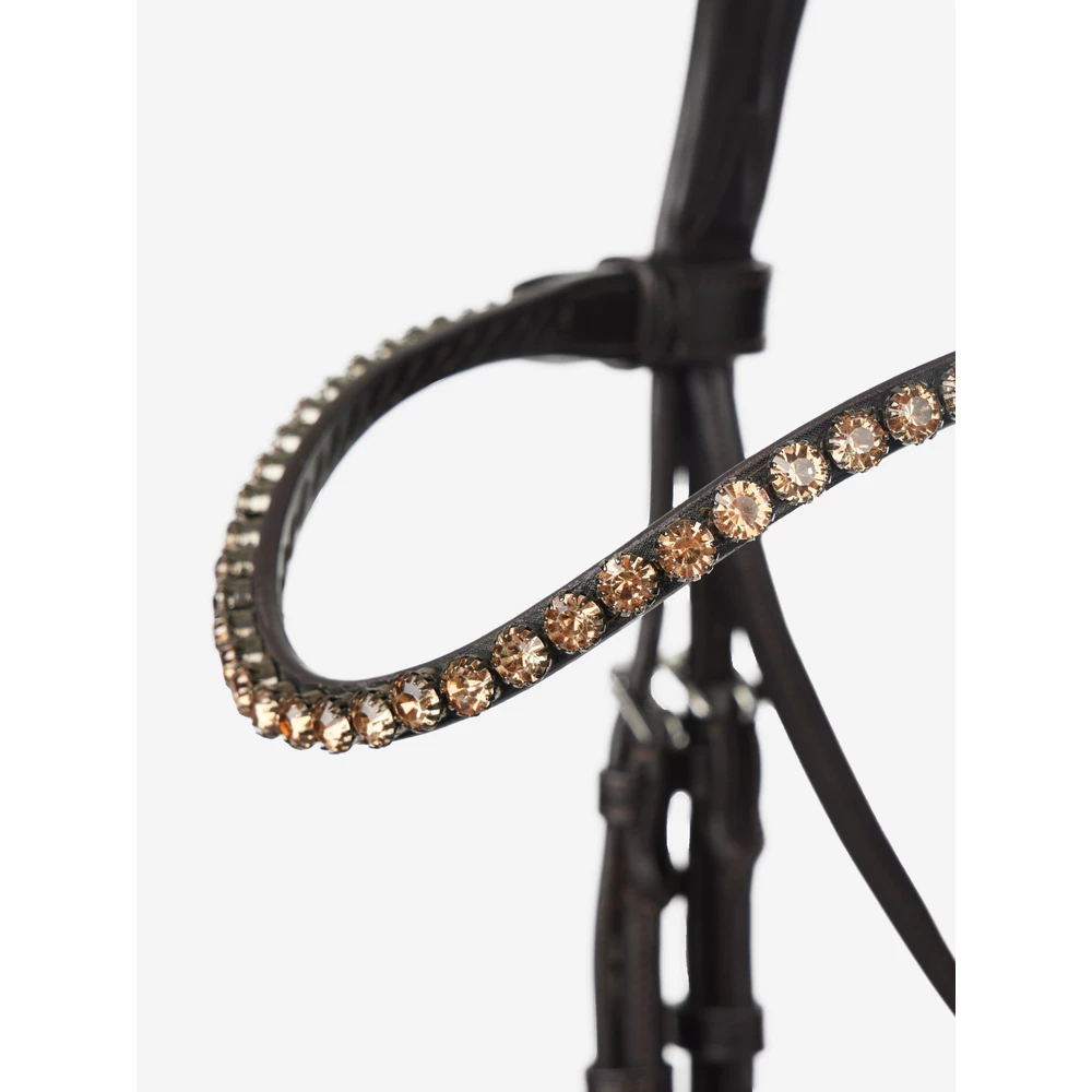 LeMieux Kudos Patent Dressage Bridle  - Brown in Brown