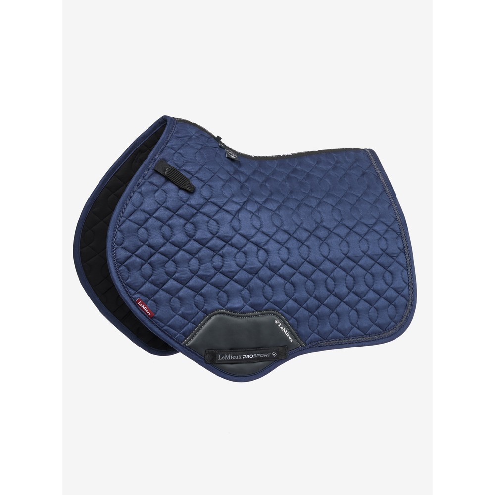LeMieux Crystal Suede Close Contact Pad - Navy