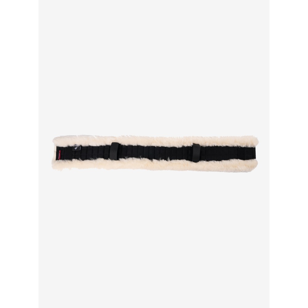 LeMieux Simuwool GP Girth Cover - Black/Natural