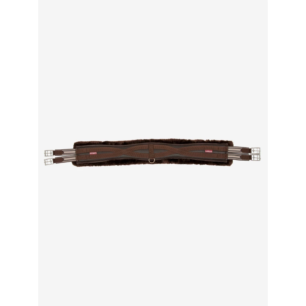 LeMieux Fleece Lined Anatomic Girth  / - Brown in Brown