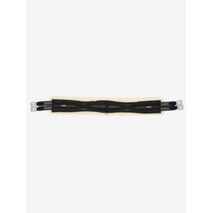 LeMieux Fleece Lined Anatomic Girth  - Black/Natural in Black/Natural