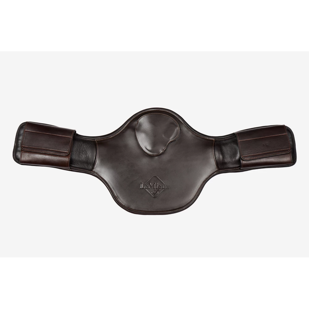 LeMieux Gel-Tek Anatomic Short Stud Girth with Magnet  - Brown in Brown