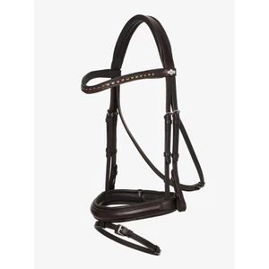 LeMieux Arika Dressage Bridle  - Brown/Silver in Brown/Silver
