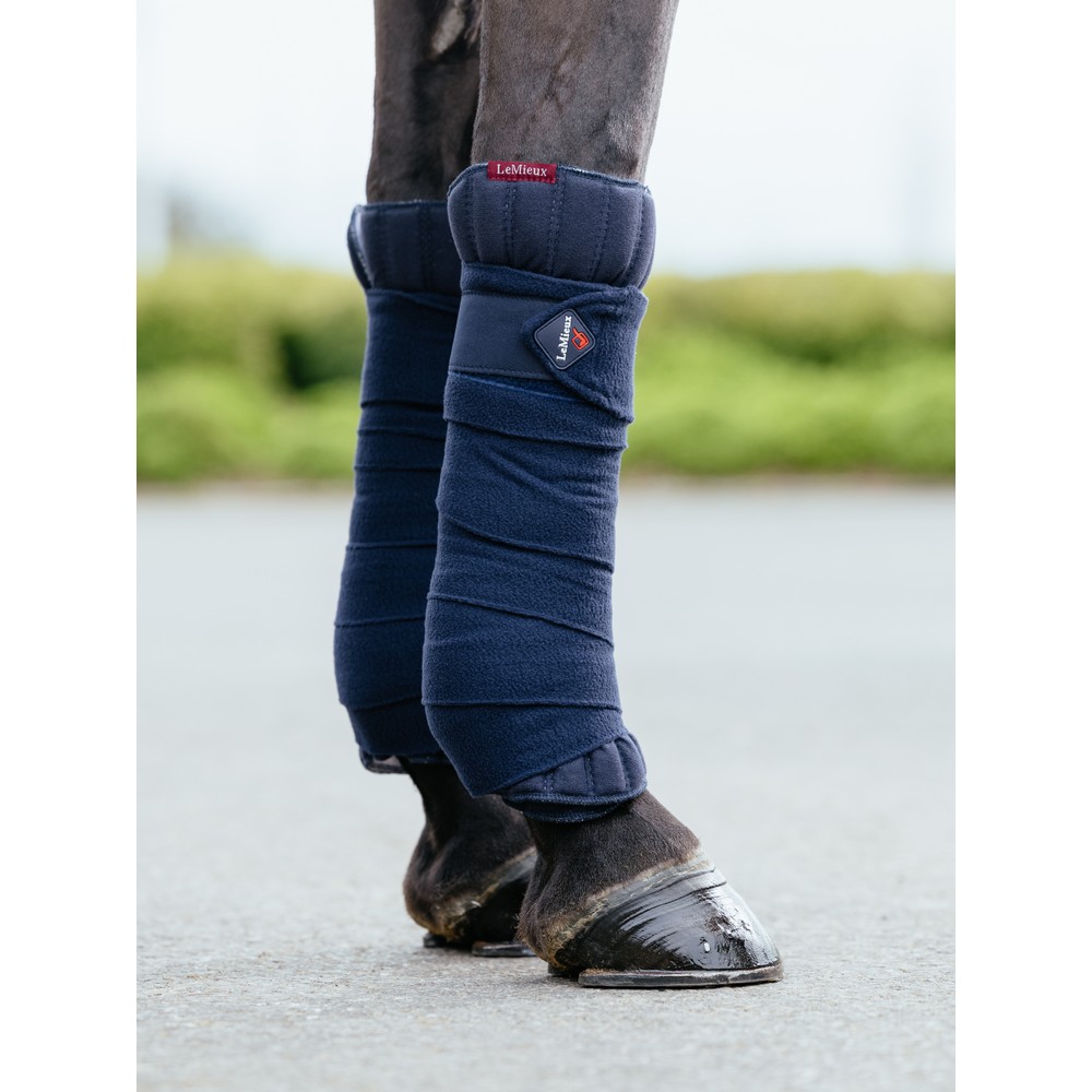 LeMieux Memory Foam Bandage Pads - Navy