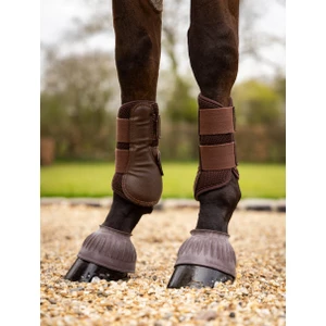 LeMieux Rubber Pull On Over Reach Boots  - Brown 