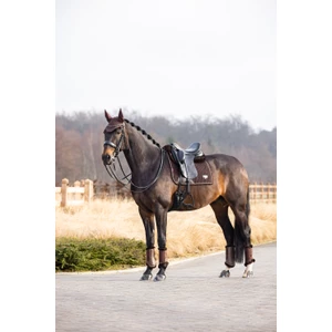 LeMieux Puissance Suede Dressage Square  - Brown in Brown