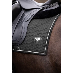 LeMieux Puissance Suede Dressage Square  - Black in Black