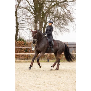 LeMieux Crystal Suede Dressage Square  - Brown 
