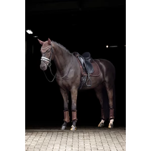 LeMieux Crystal Suede Dressage Square  - Brown in Brown