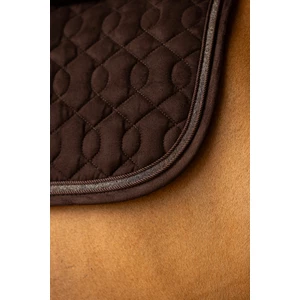 LeMieux Crystal Suede Close Contact Square  - Brown in Brown