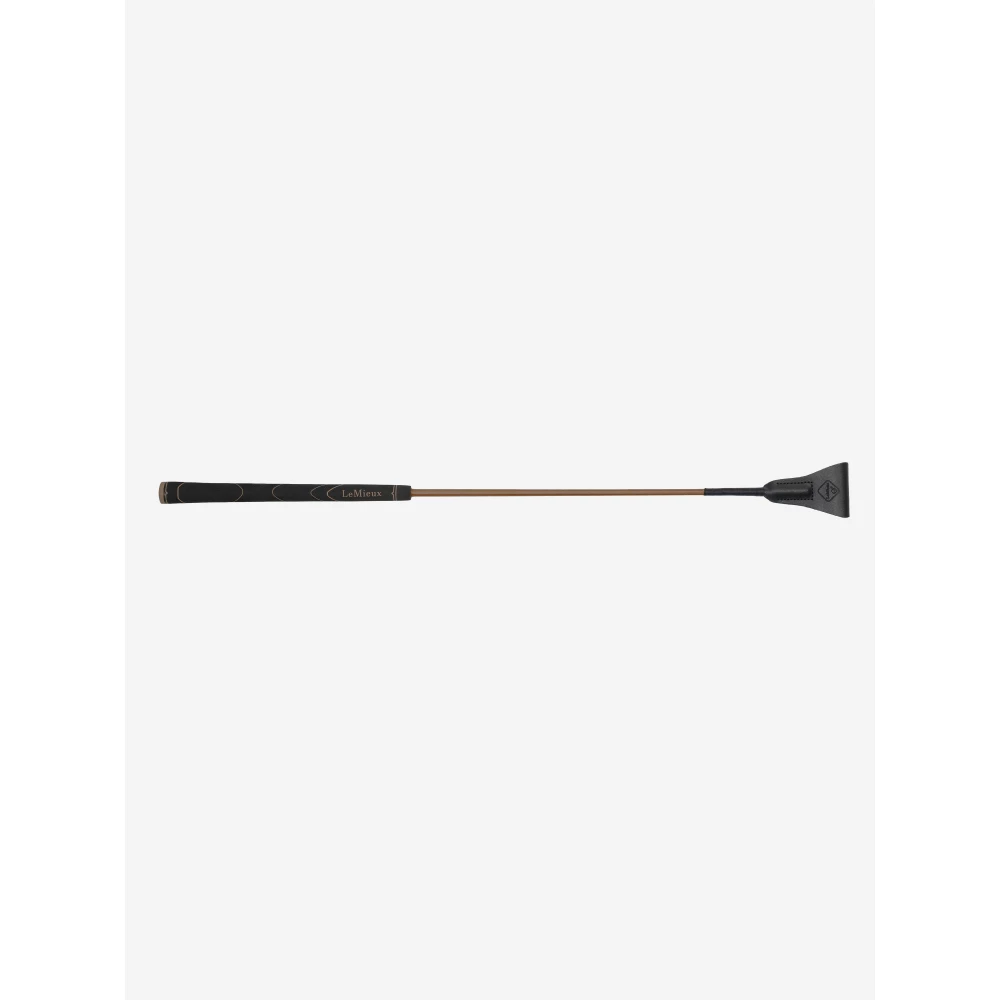 LeMieux Grip-Tek Jumping Whip  - Brown in Brown