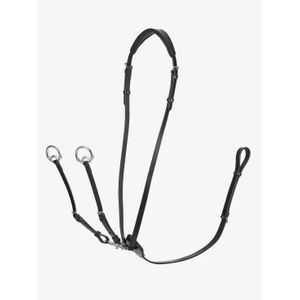 LeMieux Kudos Running Martingale  - Black/Silver in Black/Silver