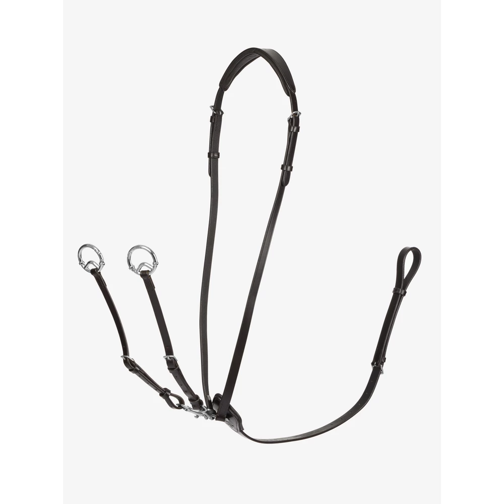 LeMieux Kudos Running Martingale - Brown/Silver in Brown/Silver