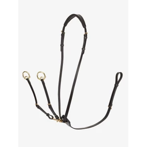 LeMieux Kudos Running Martingale  - Brown/Brass in Brown/Brass