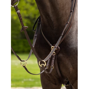 LeMieux Kudos Running Martingale  - Havana/Brass 