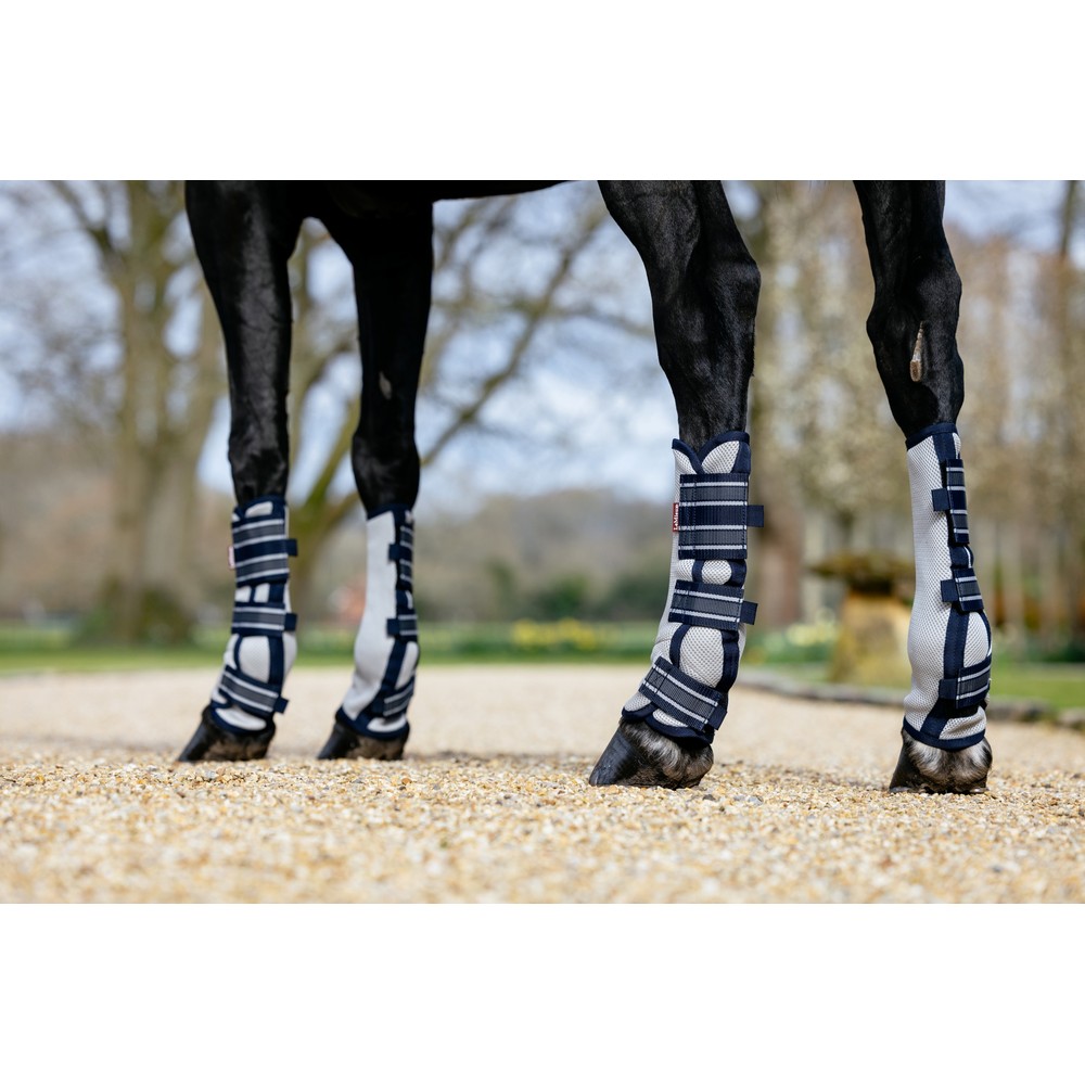 LeMieux Arika Mesh Fly Boots Navy- Grey 