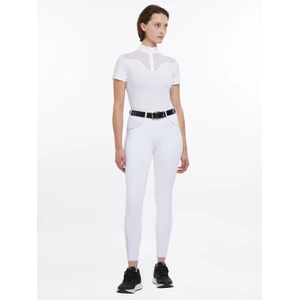 LeMieux Victoria Breech Suede Seat  - White in White