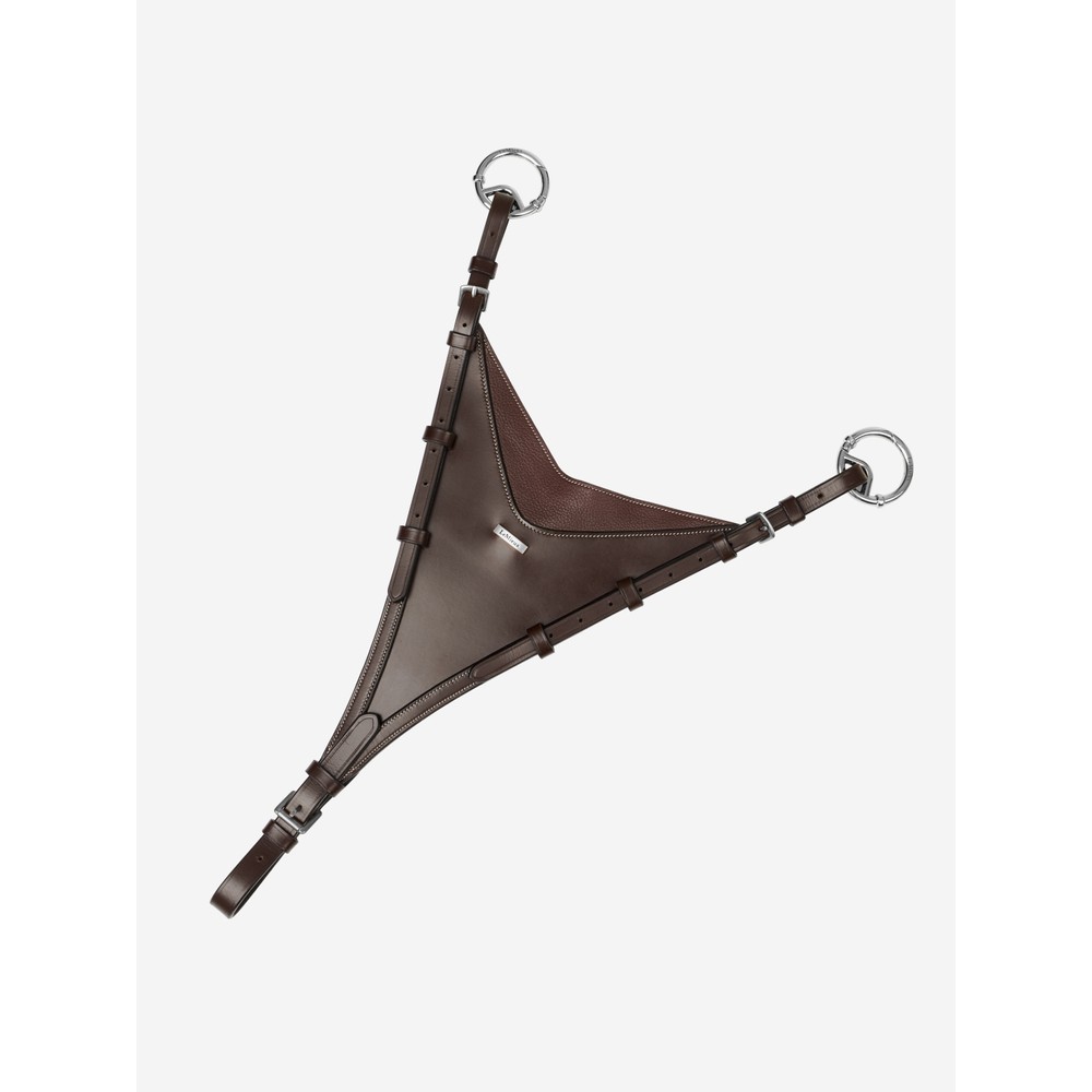 LeMieux Kudos Bib Martingale Attachment - Havana/Silver