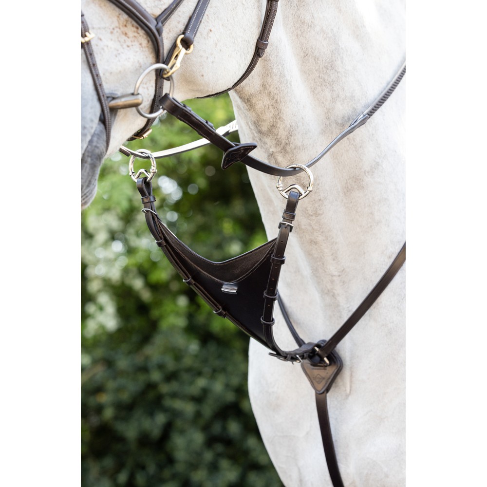 LeMieux Kudos Bib Martingale Attachment - Brown/Silver