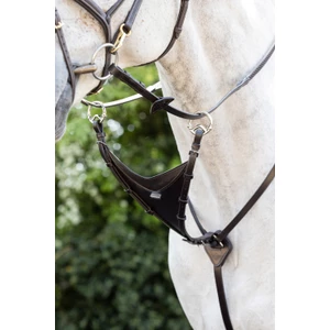 LeMieux Kudos Bib Martingale Attachment  - Brown/Silver 