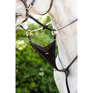 LeMieux Kudos Bib Martingale Attachment Brown/Brass- Brass/Brown 