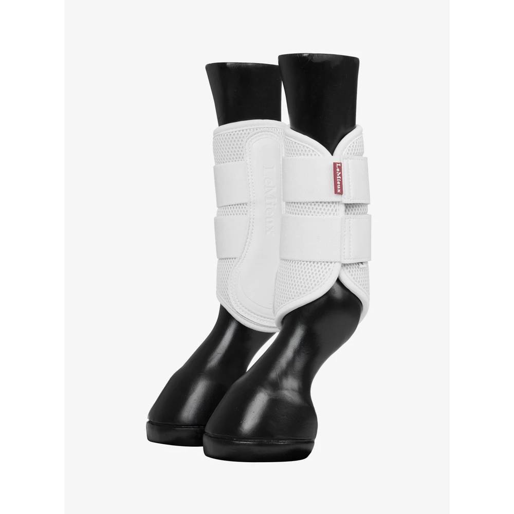 LeMieux Mesh Brushing Boot  - White in White