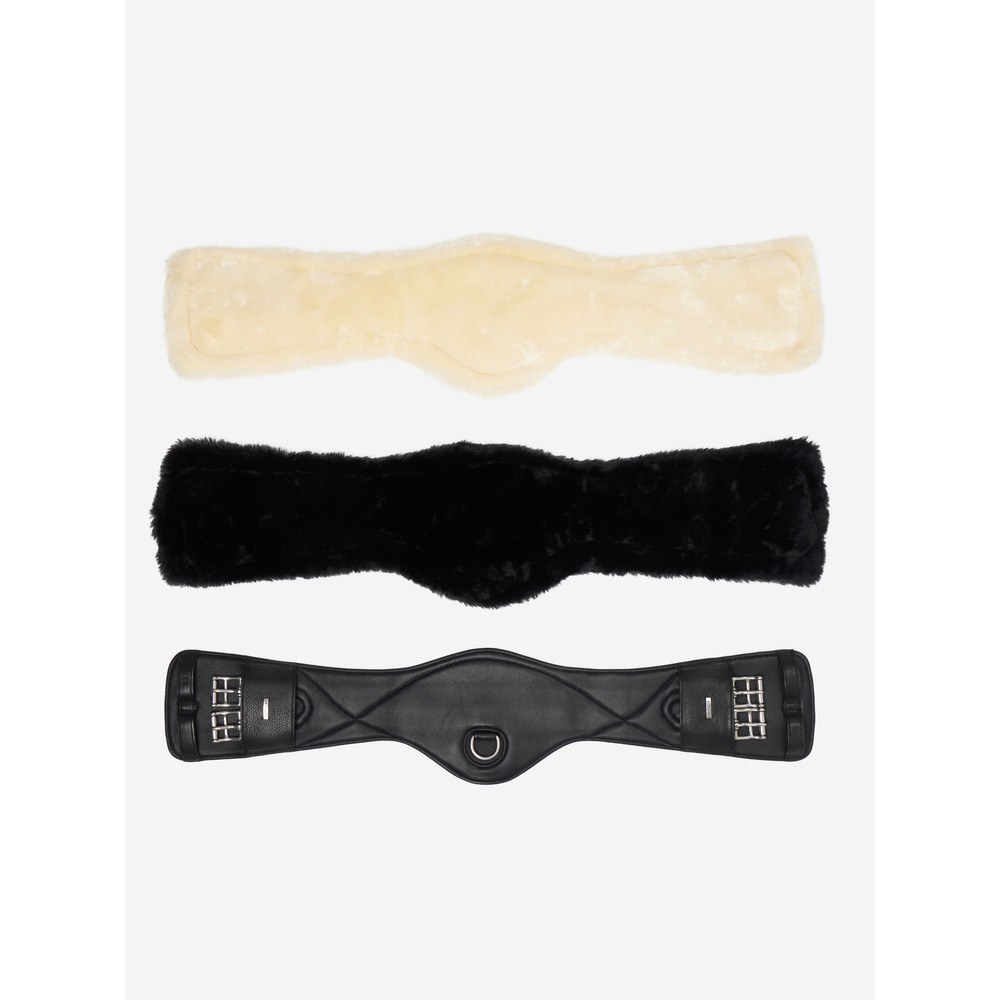 LeMieux Arika Simuwool Contoured Dressage Girth - Black