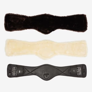 LeMieux Arika Simuwool Contoured Dressage Girth  - Brown 