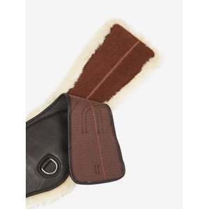 LeMieux Arika Simuwool Contoured Dressage Girth  - Brown in Brown