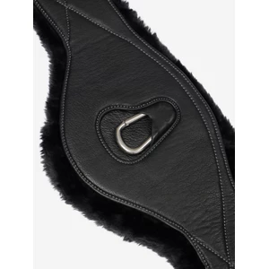 LeMieux Arika Simuwool Contoured Long Girth  - Black in Black
