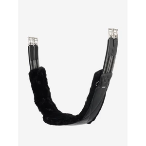 LeMieux Arika Simuwool Contoured Long Girth  - Black in Black