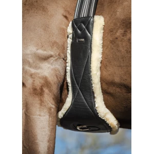 LeMieux Arika Simuwool Contoured Long Girth  - Black in Black