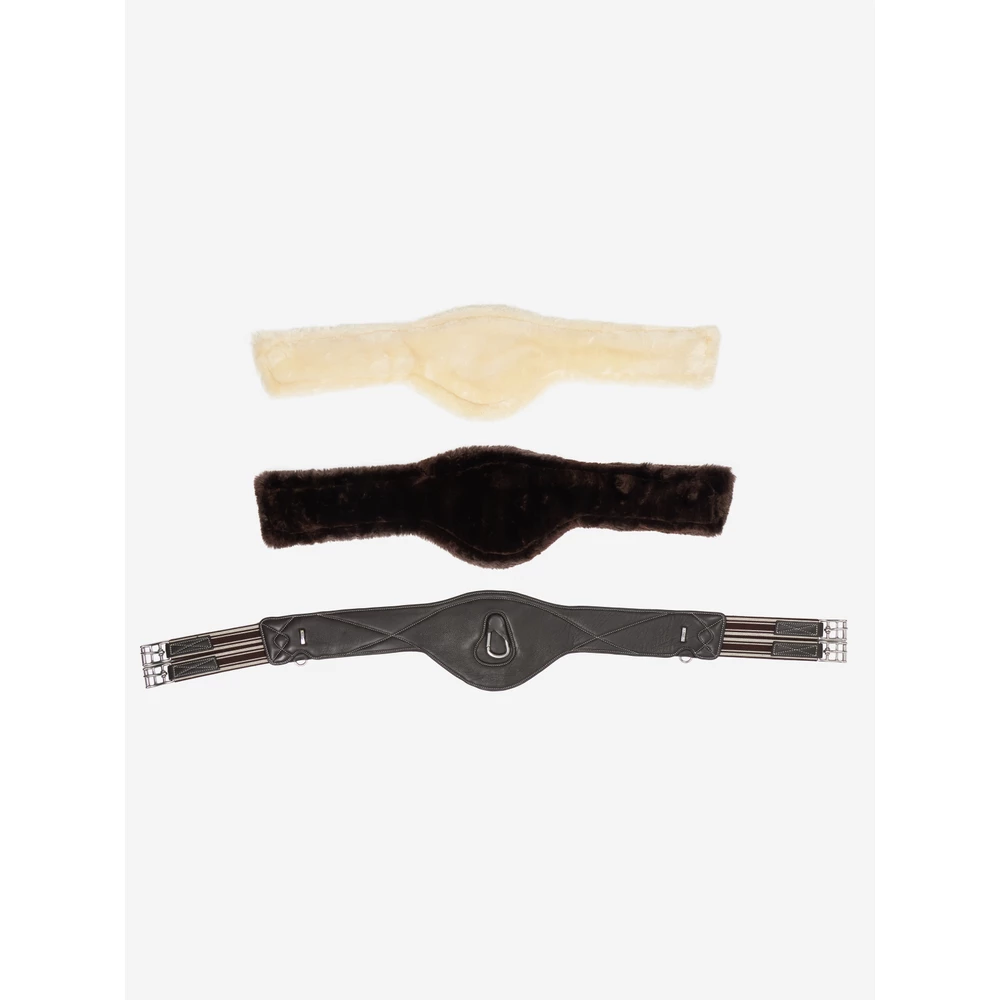 LeMieux Arika Simuwool Contoured Long Girth  - Brown in Brown