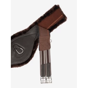 LeMieux Arika Simuwool Contoured Long Girth  - Brown in Brown