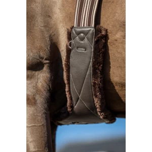 LeMieux Arika Simuwool Contoured Long Girth  - Brown in Brown
