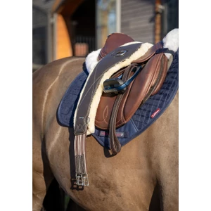 LeMieux Arika Simuwool Contoured Long Girth  - Brown in Brown