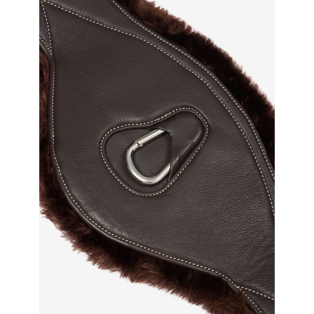 LeMieux Arika Simuwool Contoured Long Girth - Brown